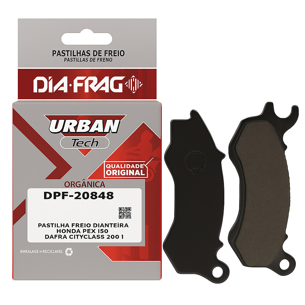 Pastilha De Freio Dianteiro PCX 150 2013 a 2018 DIAFRAG em Oferta na Shopee