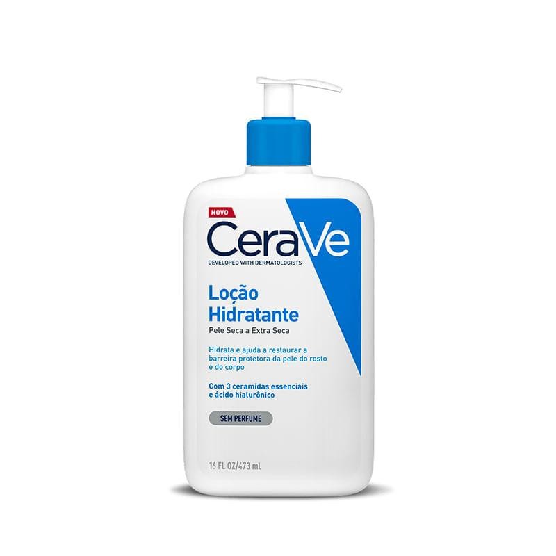 Loção Cerave Hidratante Pele Seca e Extra Seca 473ml em Oferta na Shopee