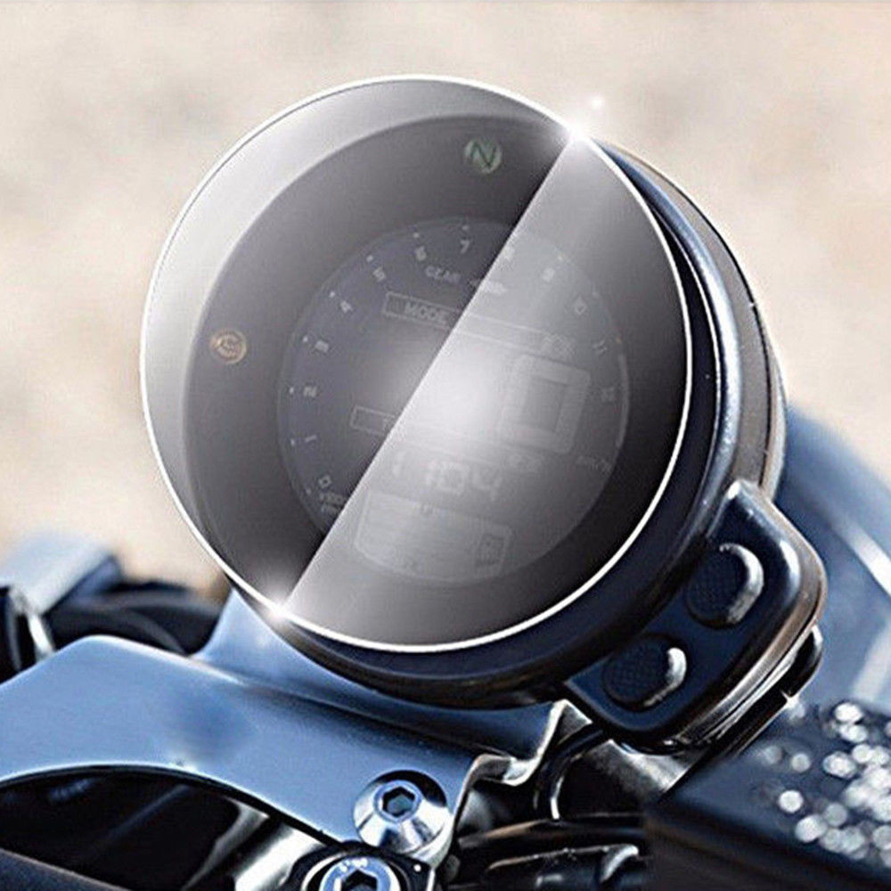 Speedo Motocicleta Transparente Cristal TPU Cluster Filme De Risco Velocímetros Protetor De Tela Chopper Bobber Personal