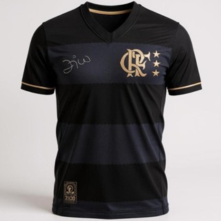 Camiseta Flamengo Volta Zico Masculina - Preto em Oferta na Shopee