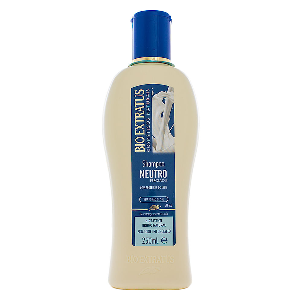 Shampoo Bio Extratus Neutro Proteínas do Leite Sem Sal com 250ml - Beauty