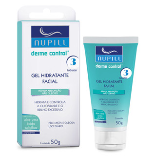 Gel hidratante facial Nupill Derme Control em Oferta na Shopee