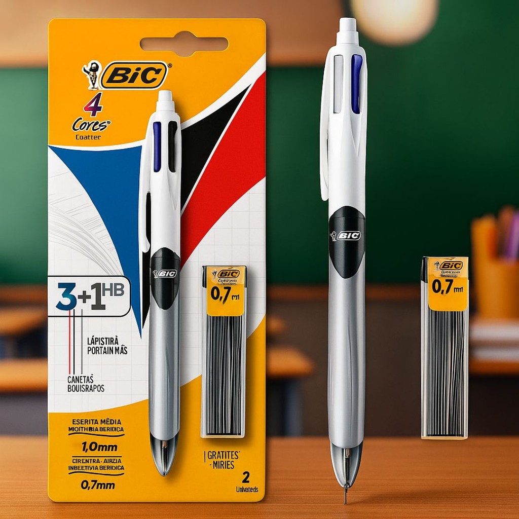 Caneta 3 Cores Lapiseira: Onde Comprar | BuscaProdutos