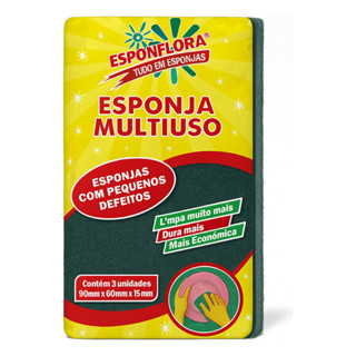 Kit 12 Esponjas Para Louça Multiuso Econômicas E Duráveis em Oferta na Shopee