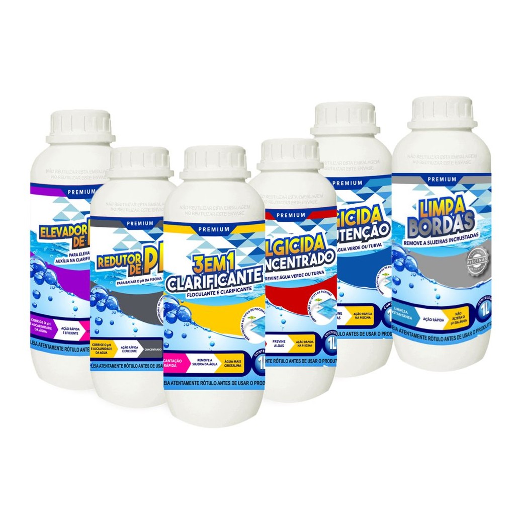 Kit Tratamento De Excelência Piscina Inflavel Sob Controle