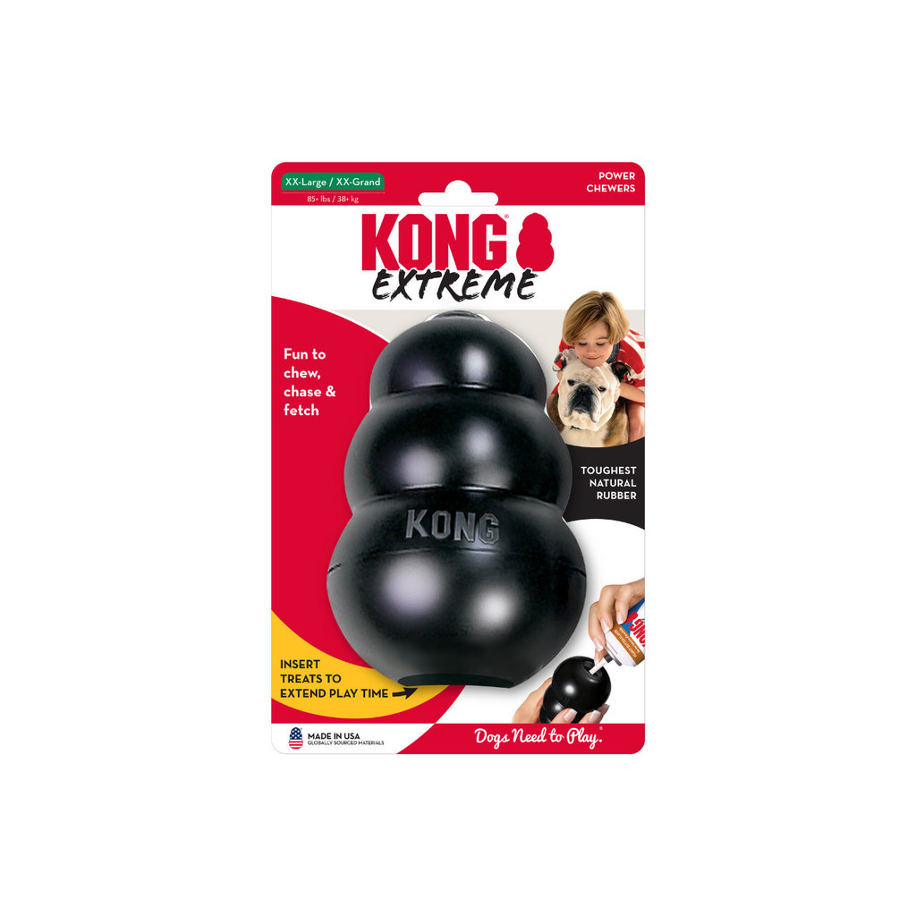 Brinquedo KONG Extreme para Cães | Super Resistente e Recheável