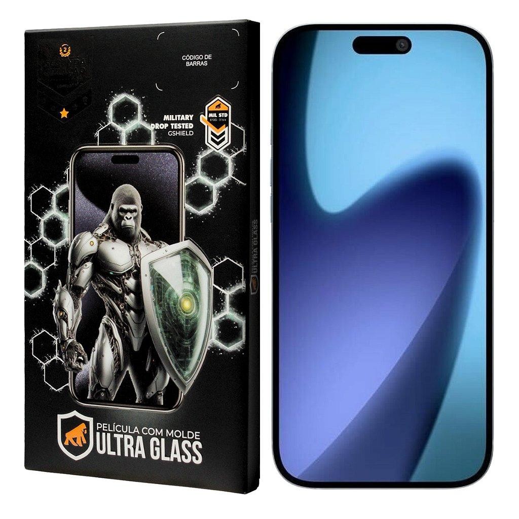 Película para iPhone 17 - Ultra Glass - Preta - Gshield em Oferta na Shopee