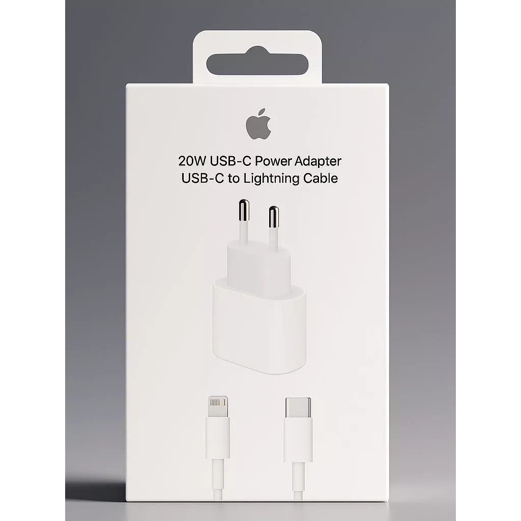 Carregador De iPhone Fonte com Cabo Carregamento Rápido 1m PD 20w