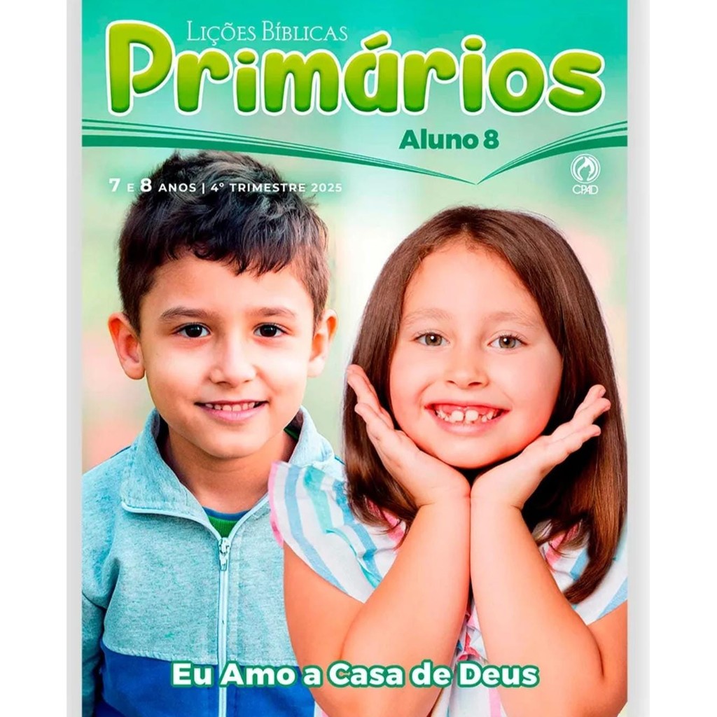 Revista Lições Bíblica Primários Aluno 4º Trimestre 2025 em Oferta na Shopee