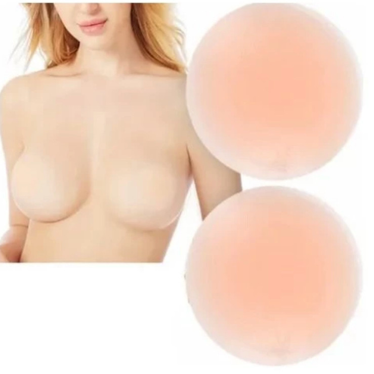 2 Pair Protetor Tapa Redondo de Mamilos Silicone Adesivo Reutilizavel Discreto Bege 2 Pair 2024 em Oferta na Shopee