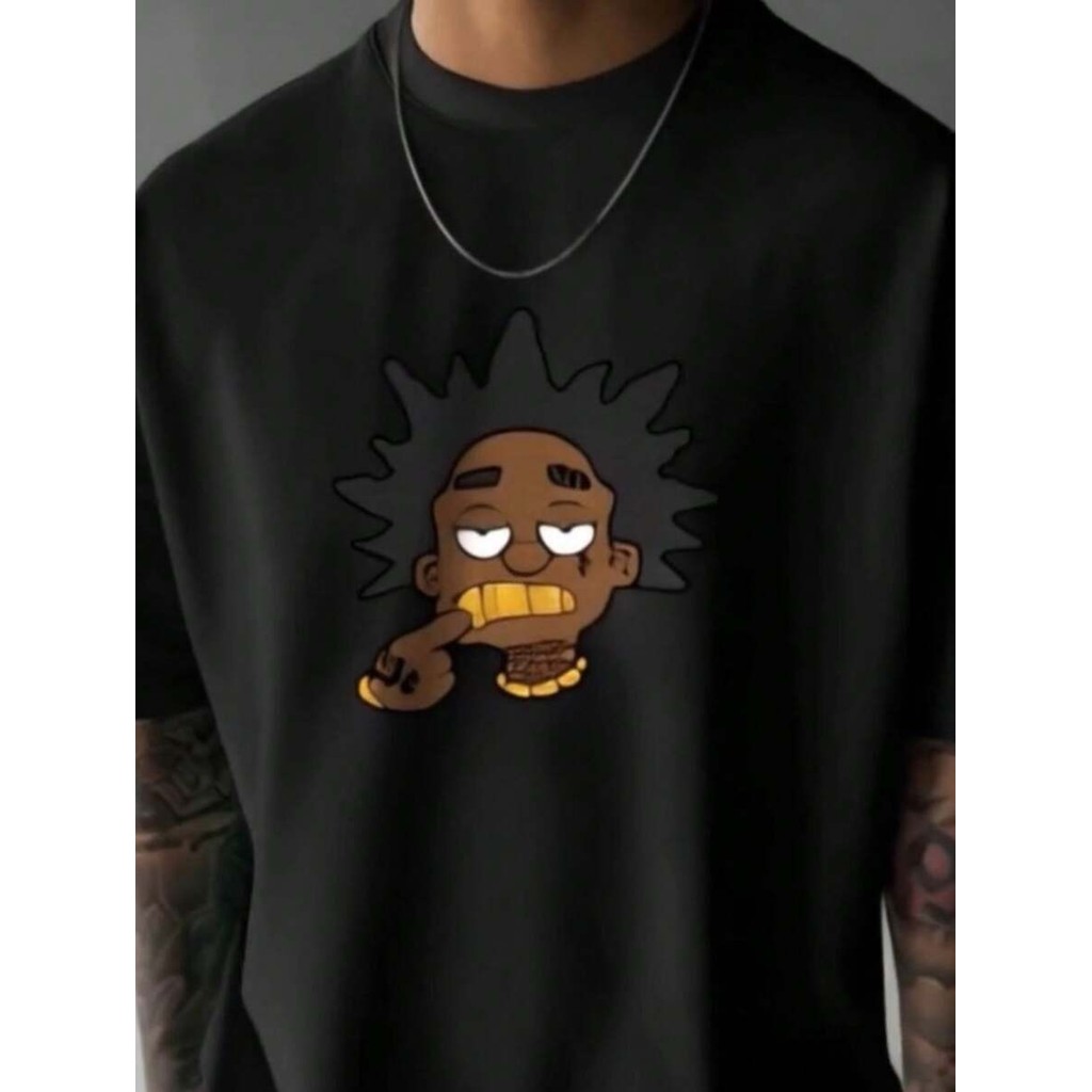 Camisa masculina 100% algodão manga curta camisa estampada moda verão