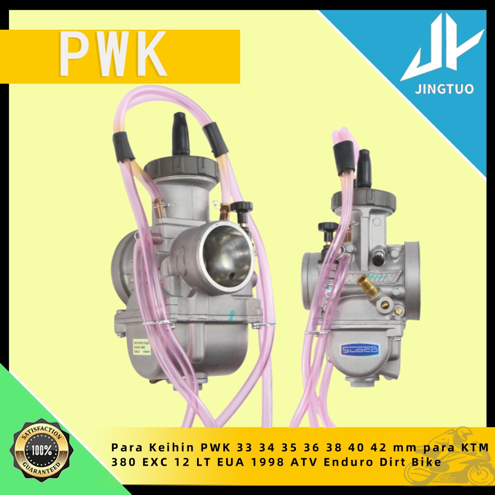 Carburador De Corrida De Motocicleta Para Keihin PWK 33 34 35 36 38 40 42mm KTM 380 EXC 12 LT Eua 1998 ATV