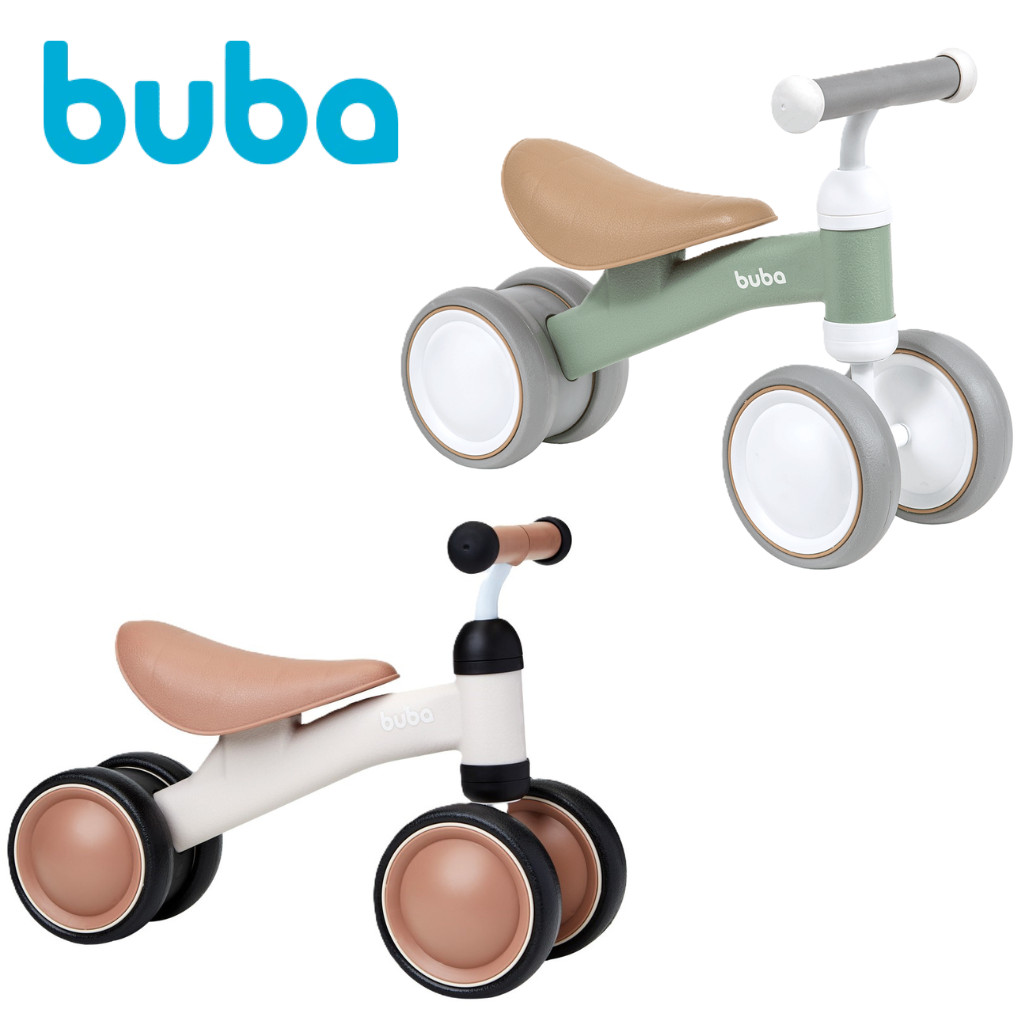 Brinquedo Bicicleta Infantil de Equilíbrio 4 rodas Buba