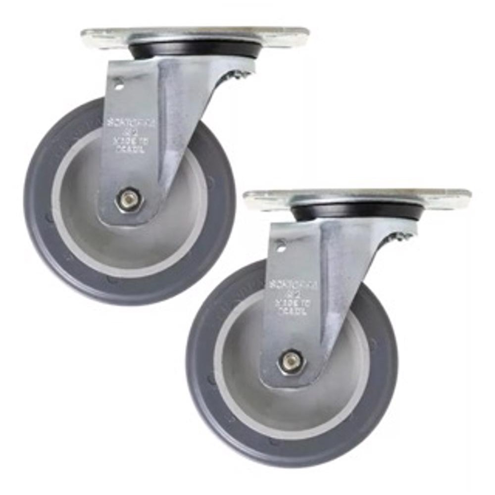 Kit Rodízio Giratório 4 Pol 65kg Schioppa Gl 412 Bp (2 Und) em Oferta na Shopee