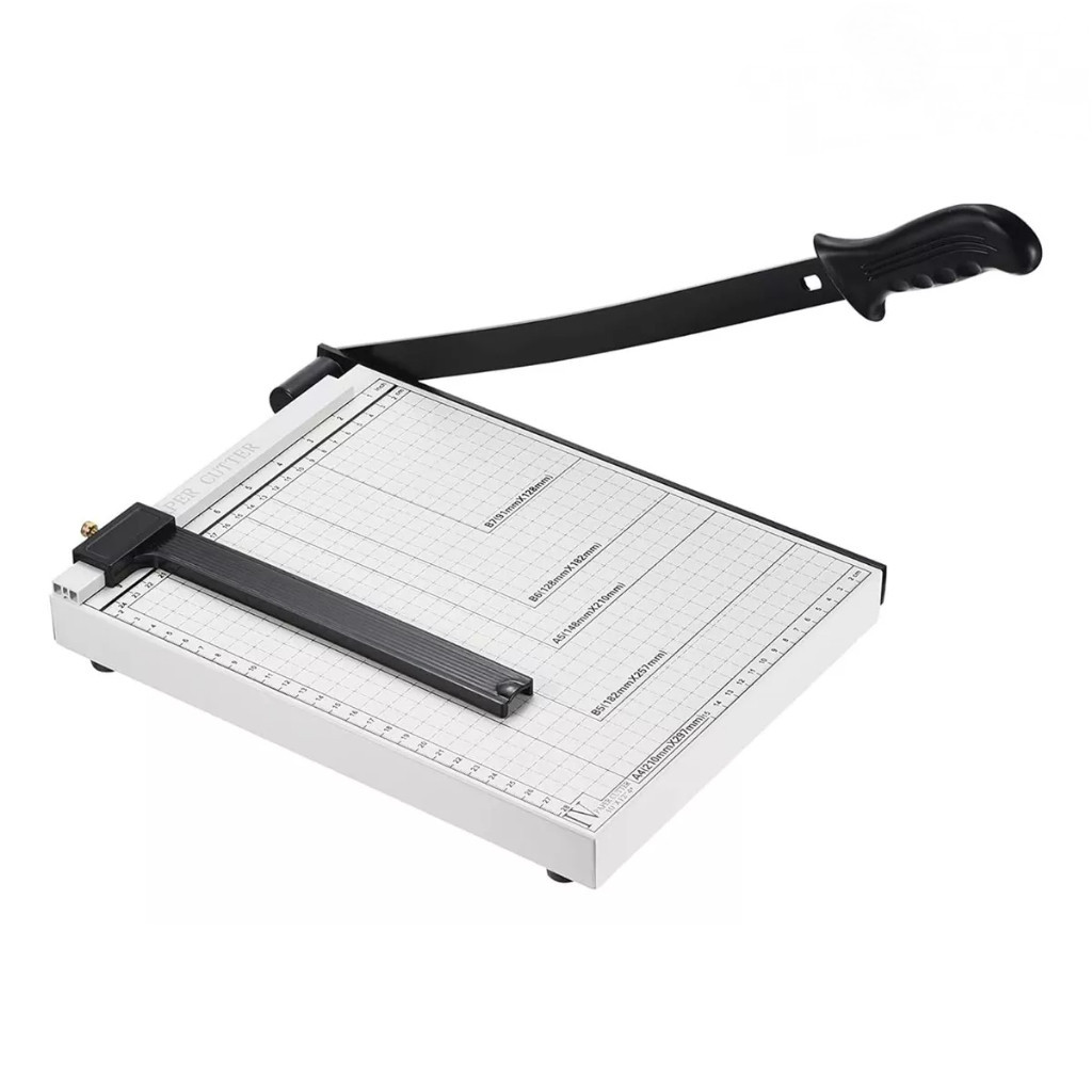 Guilhotina Papel A4 C/ 30 Cm P/ Ate 10 Folhas C/ Travamento D-SUB em Oferta na Shopee