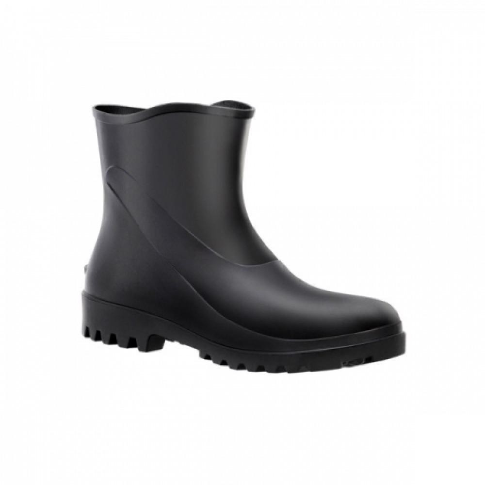 Bota de PVC Preta Cano Curto Capataz - Com Forro - Número 37 - Bracol
