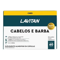 LAVITAN CABELOS E BARBA COM 60 CÁPSULAS