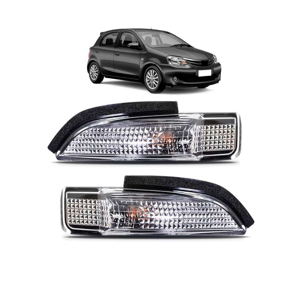 Par Pisca Retrovisor Etios Sedan Hatch 2013 2014 2015 2016 2017
