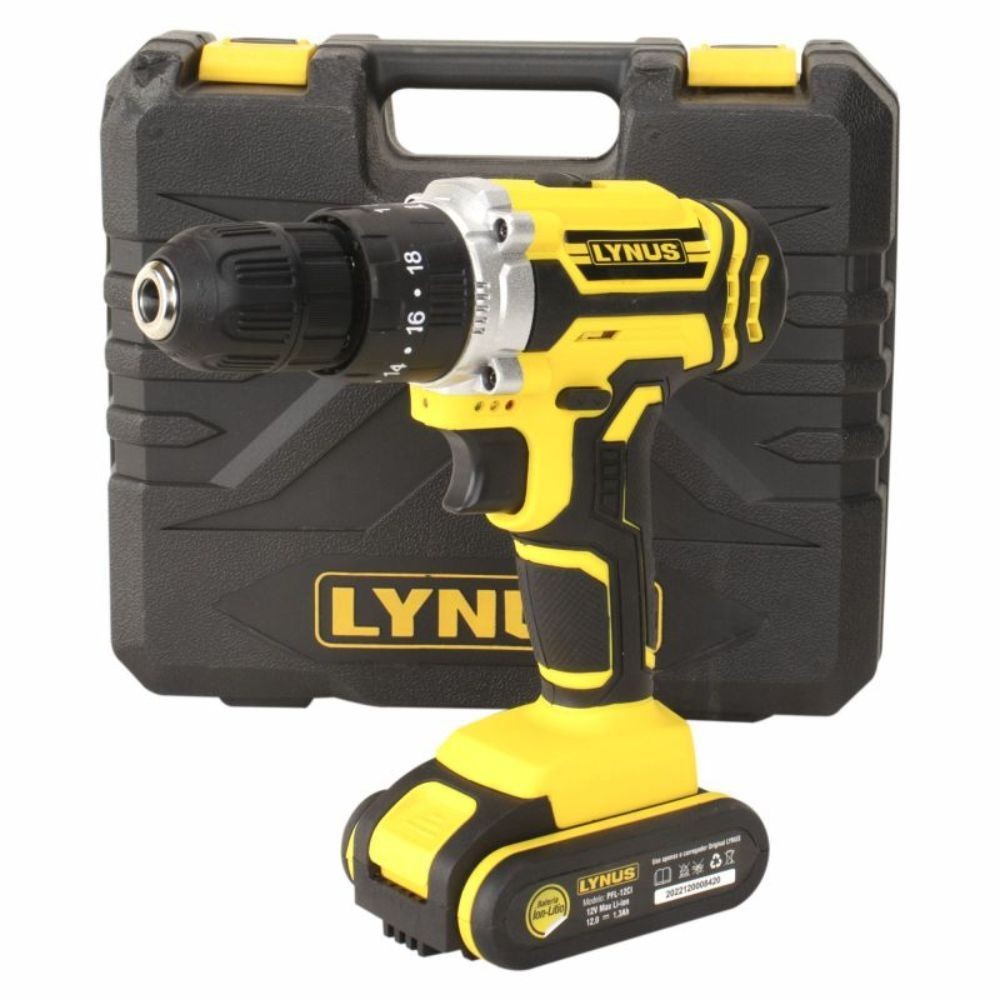 Parafusadeira com Impacto PFL-12CI 12v LYNUS