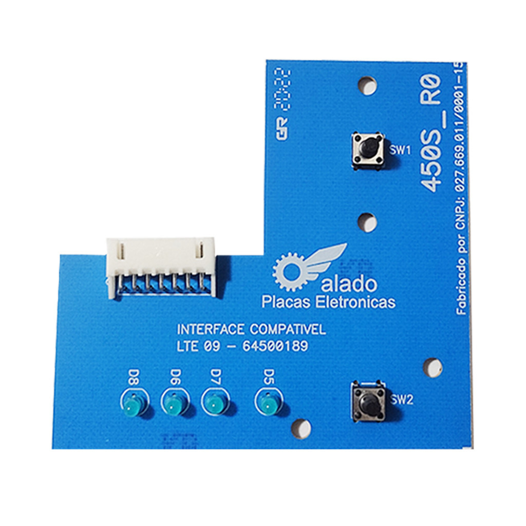 Placa Interface Compatível Lavadora Electrolux 9kg Lte09 Biv