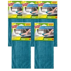 Kit 5 Super Pano de Pia SCOTCH-BRITE Azul 3M