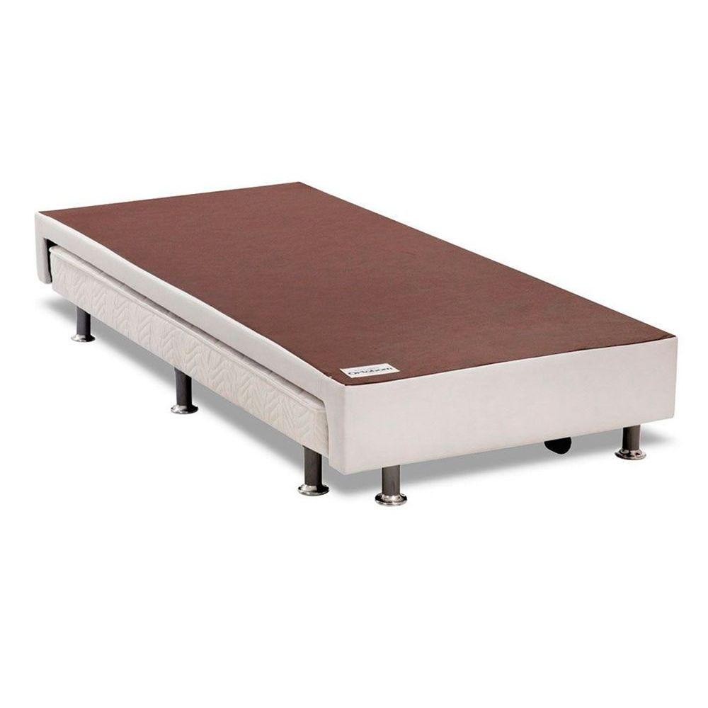Cama Box Base c/Auxiliar Solteiro Revolution Courano White (88x188) - Ortobom em Oferta na Shopee
