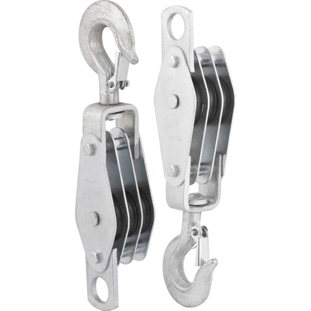 Moitão Cadernal 650kg 3 Roldanas 45x10mm com 2 peças Vonder - Home & Living