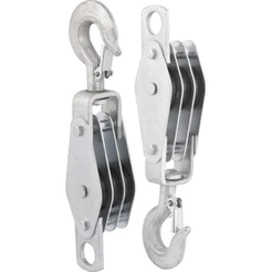 Moitão Cadernal 650kg 3 Roldanas 45x10mm com 2 peças Vonder