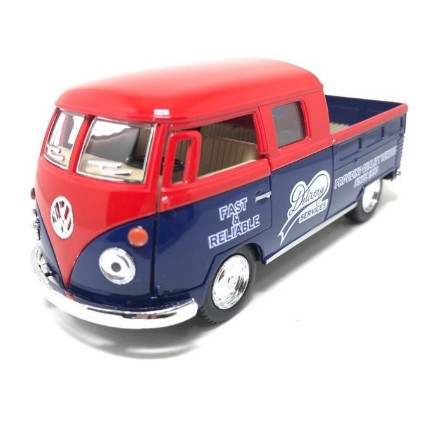 Miniatura kombi 1963  cabine dupla de serviço 1/34