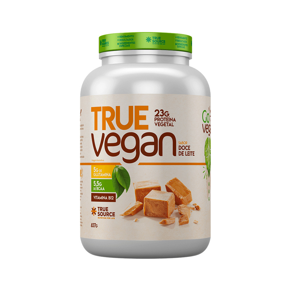 True Vegan Protein Doce De Leite 837g True Source