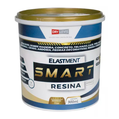 Smart Resina Multiuso Base D'água Incolor Fosca 5em1 900ml Cor Incolor Fosco