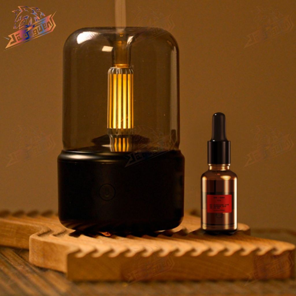 Difusor Aromatizador Umidificador De Ar USB Elétrico200ML Aromaterapia Decoração Luz Noturna
