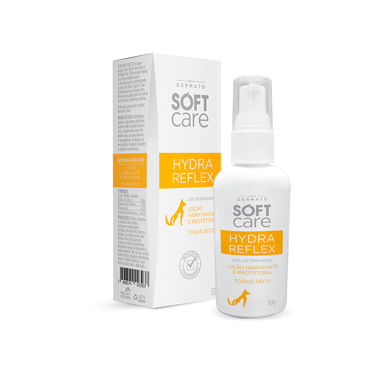 Protetor Solar Pet Cachorro e Gato Hydra Reflex Soft Care 50g