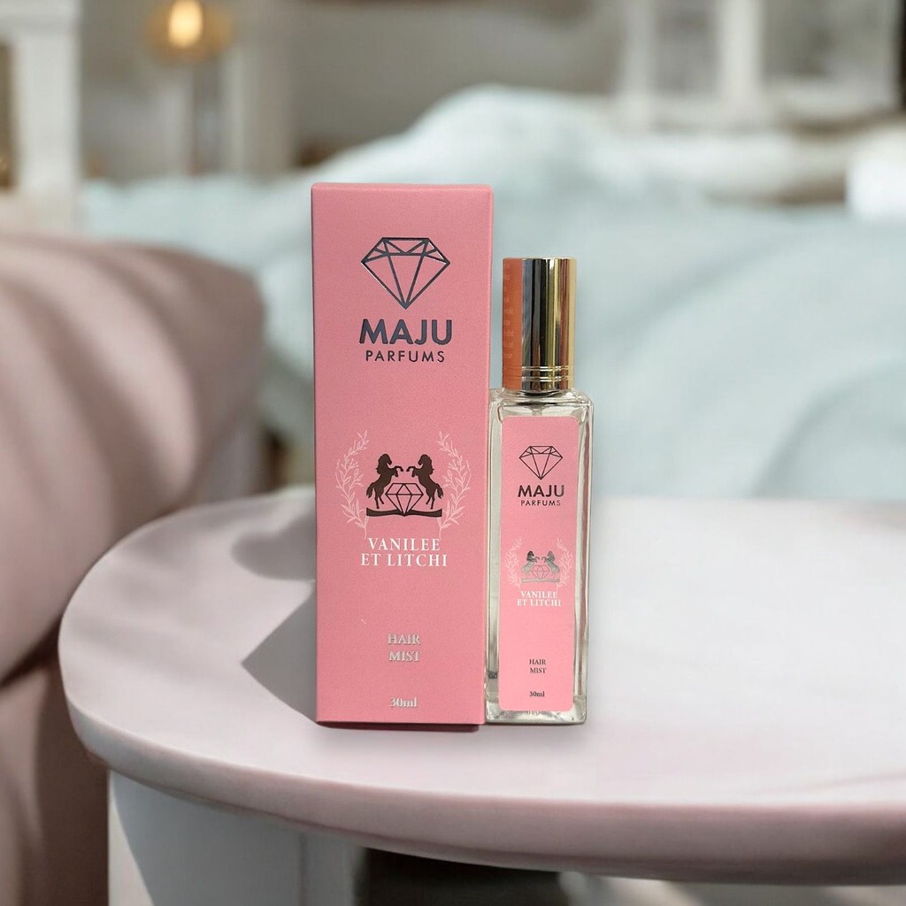 VANILLE ET LITCHI HAIR MIST 30 ml MAJU PARFUMS - MAJU PARFUMS em Oferta na Shopee