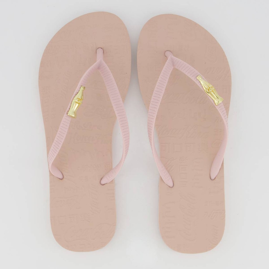 Chinelo Coca Cola Way Feminino Rosa Claro - Women Shoes