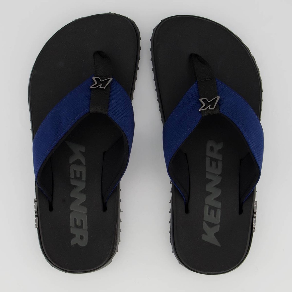 Chinelo Kenner Kivah Preto e Marinho em Oferta na Shopee