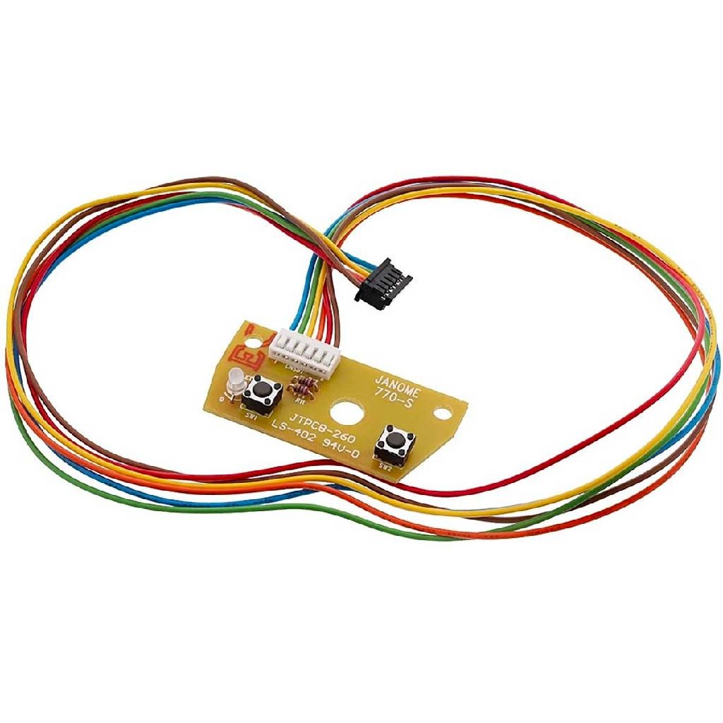 Placa Liga Desliga Janome Mb-4 Elna 9900 Maquina Bordado