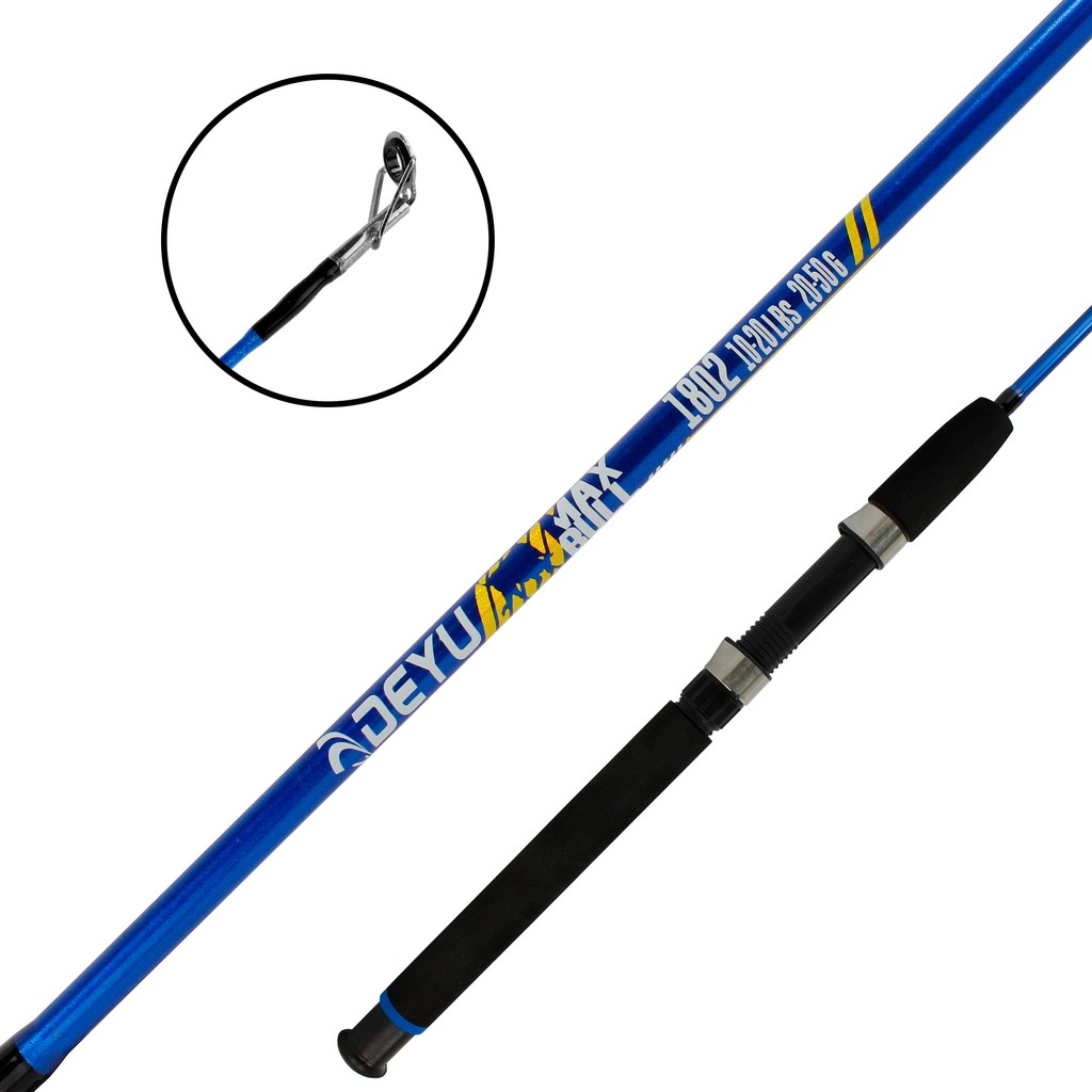 Vara Para Molinete Max Bull 1,80m 10-20 Lbs 2 Partes - Deyu em Oferta na Shopee