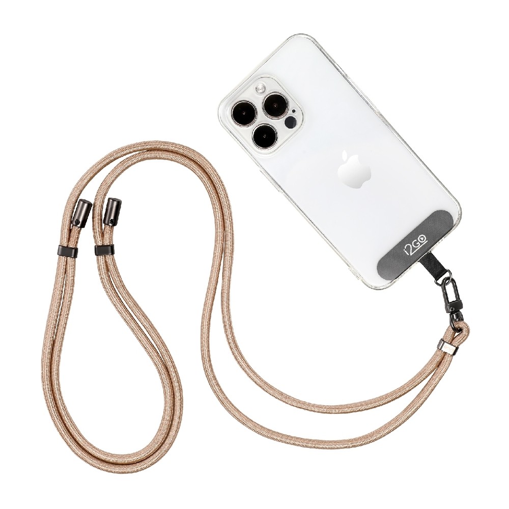 Cordão Para Smartphone i2GO Nylon Premium Dourado em Oferta na Shopee