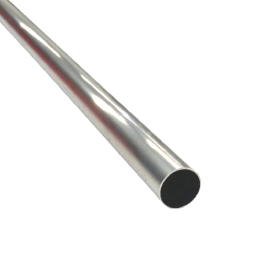 2 Tubo Barra Alumínio 60cm Redondo 16mm Ext. Churrasqueira