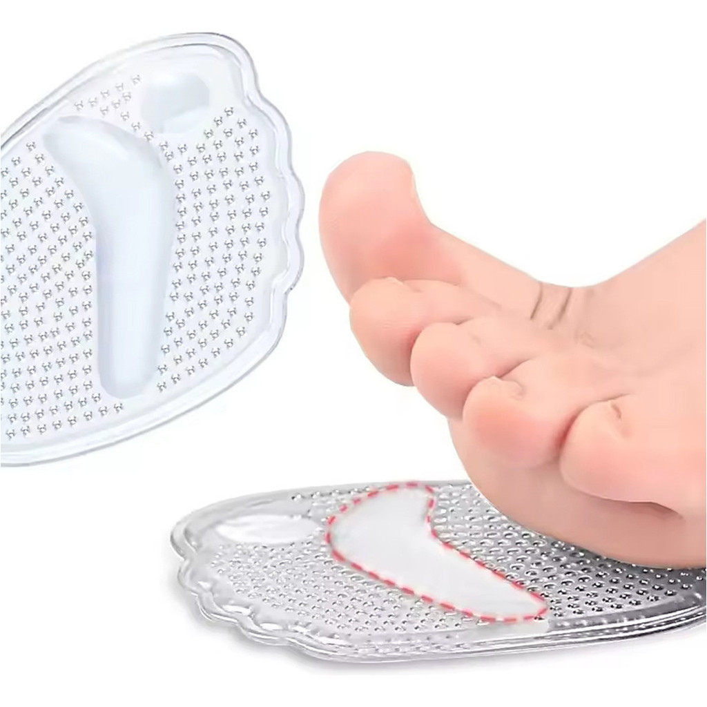 Kit Pares Palmilha Gel Silicone Antiderrapante Engonômica Adesiva Conforto Para Pés Anti Impacto em Oferta na Shopee