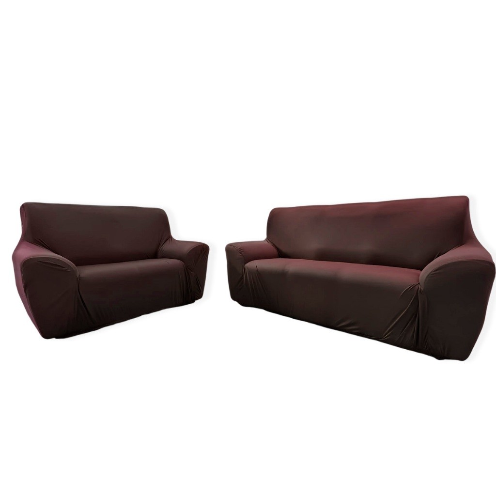 Capa de Sofá coladinha 2 e 3 Lugares Marrom