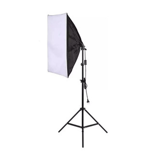 KIT 1/2 Softbox Luz contínua 50x70cm Soquete e27 - Kit com Tripé