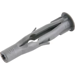Bucha plástica 10x58mm p/ tijolo vazado c/ 50 peças Vonder