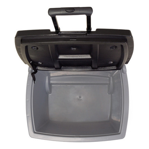 Detalhes do Caixa Térmica Com Rodinha Cooler 42 Litros Praia Piscina Lazer Preto - Mor