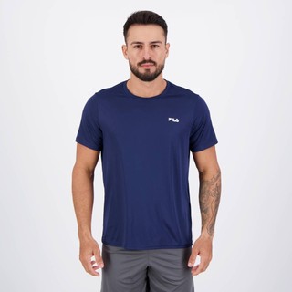 Camiseta Fila Basic Sports Polygin Marinho em Oferta na Shopee