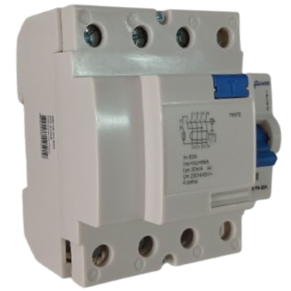 Interruptor Diferencial Disjuntor DR-100A Quadripolar DR-30 P4-100a