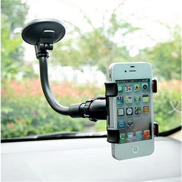 Suporte Celular GPS Carro Resistente Firme Haste Ajuste Prolongável Rotação 360
