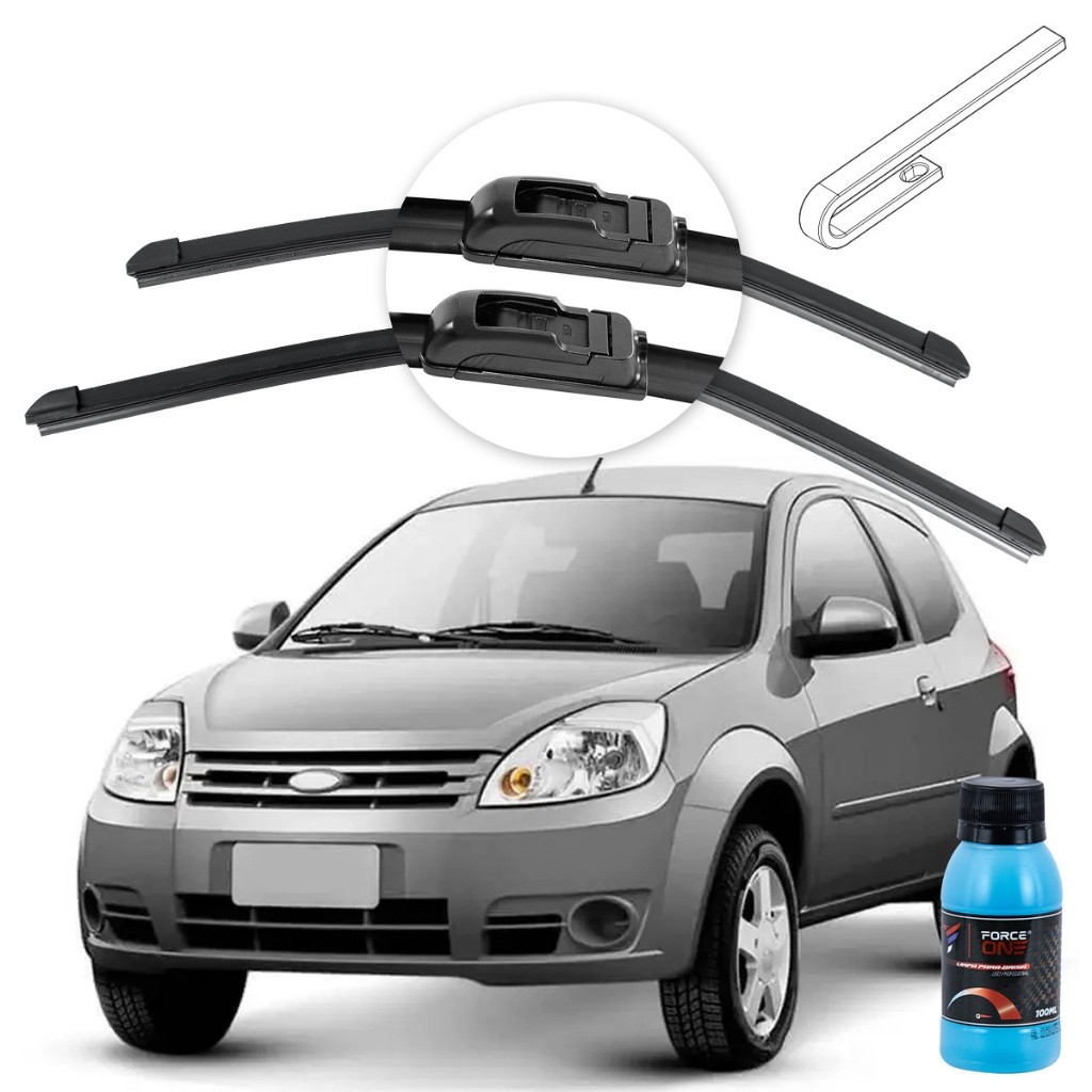 Palheta Limpador de Parabrisa Ford Ka II ano 08 a 10 Universal em Oferta na Shopee