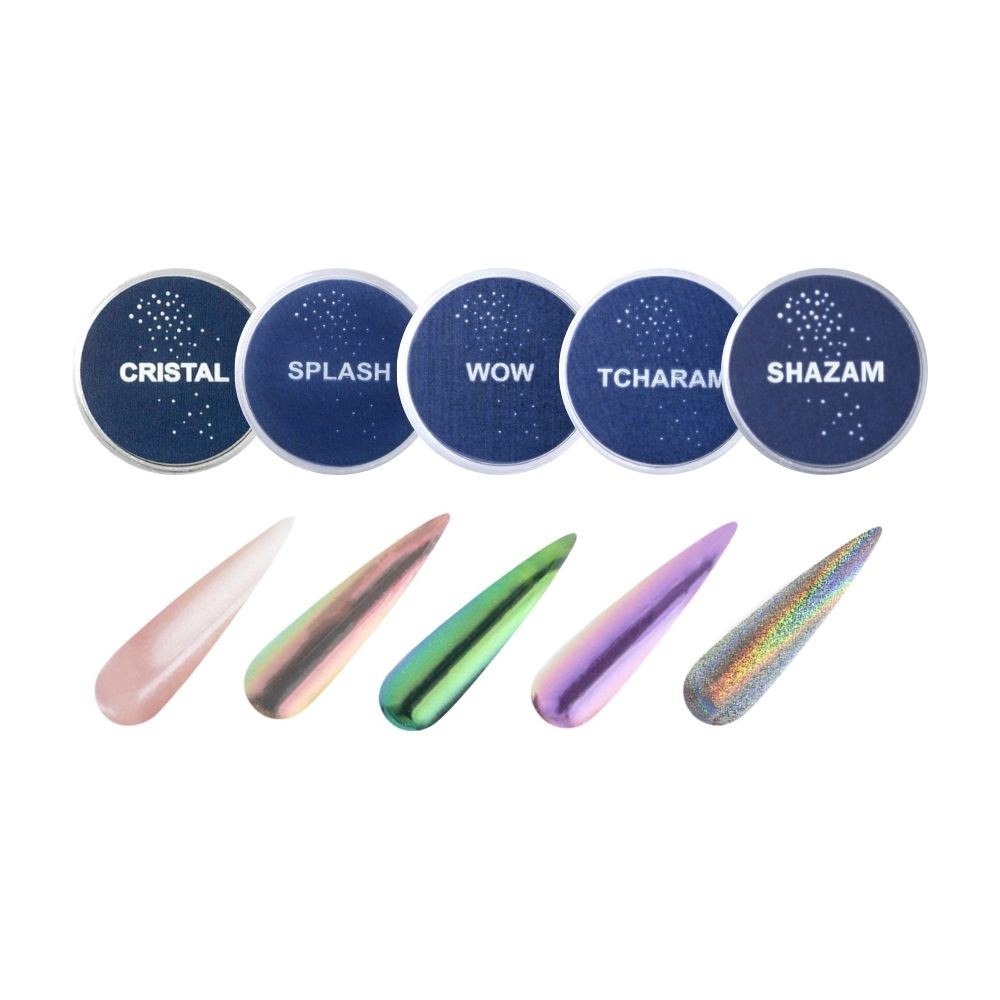 Pó de Pirimpimpim para Enfeitar as Unhas ShineBlu 0,5g - Unitário - Bluwe